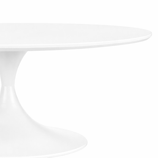 Astrid 36 Inch Round Coffee Table|matte_white_high_gloss_white