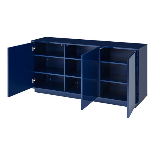 Tresero 65 Inch Sideboard|high_gloss_deep_blue