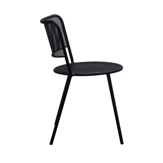 Nansen Outdoor Side Chair (Set of 2)|black