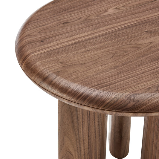 Albert 24 Inch Round Side Table|walnut