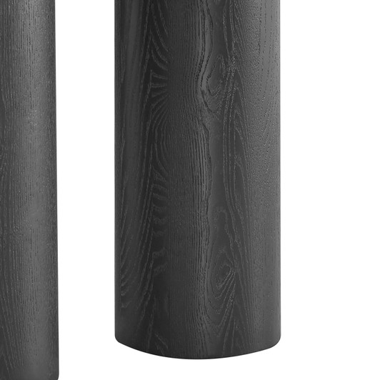 Gunda 24 Inch Round Side Table|black