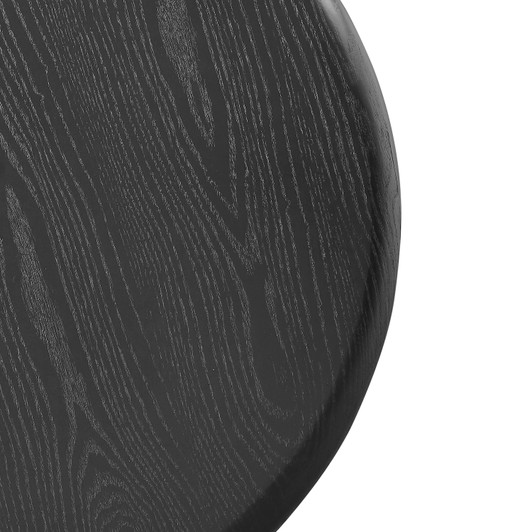Gunda 24 Inch Round Side Table|black