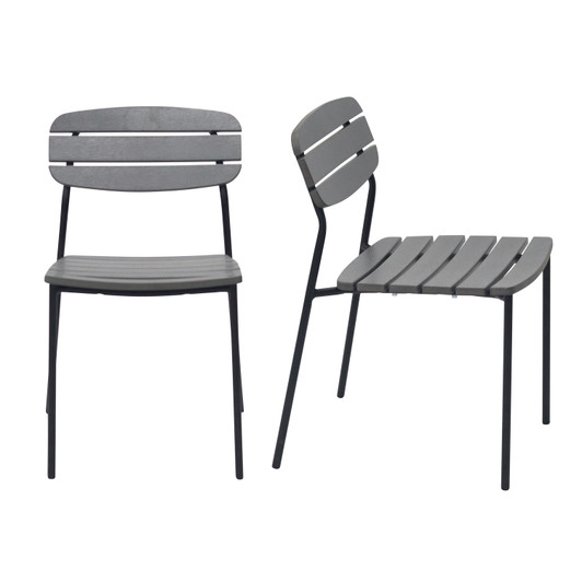 Kalmar Outdoor Side Chair (Set of 2)|dark_gray