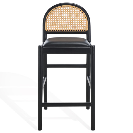 Laylie Rattan Counter Stool|black