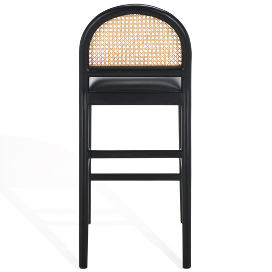 Laylie Rattan Counter Stool|black