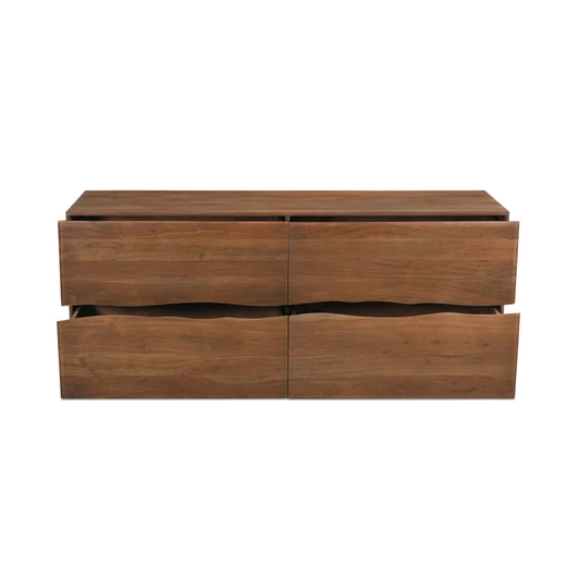 Watson 4 Drawer Dresser Brown|brown