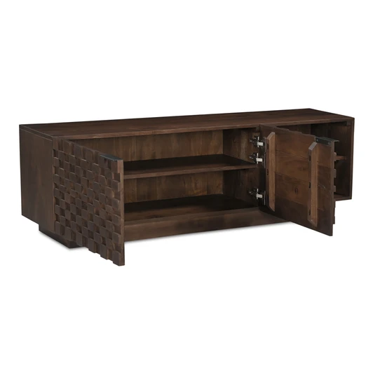 Easton Media Cabinet Brown|brown