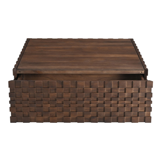 Easton Storage Coffee Table Brown|brown