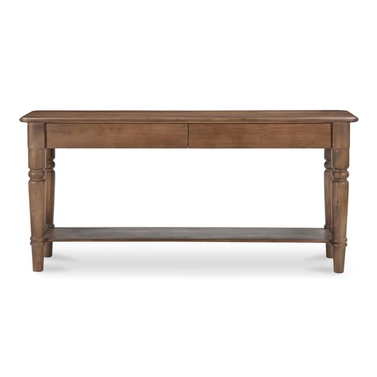 Russet Console Table Brown|brown