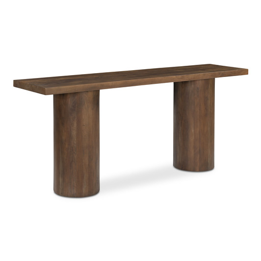 Hadley Console Table Warm Brown|brown