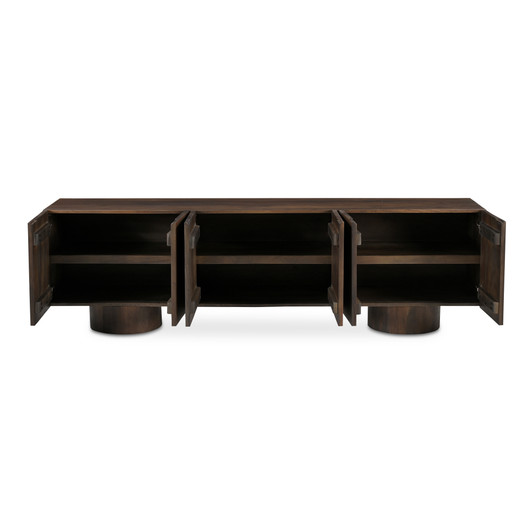 Hadley Media Unit Warm Brown|brown