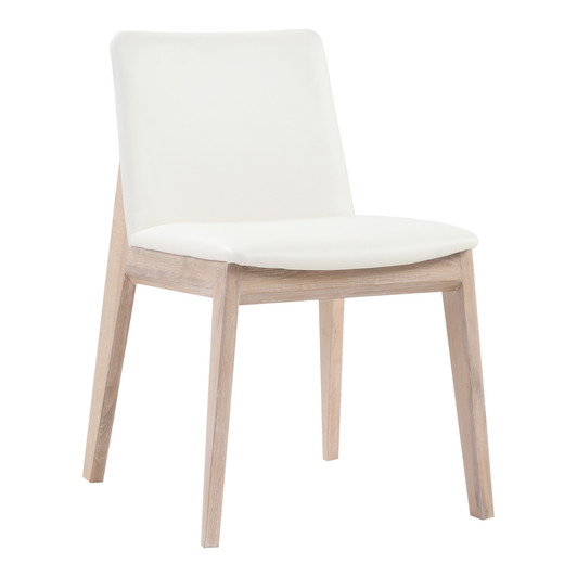 Deco Oak Dining Chair (Set of 2)|white