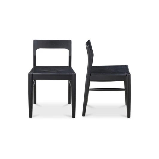 Owing Dining Chair (Set of 2)|black