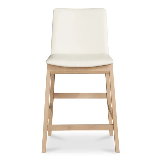 Deco Oak Counter Stool|white