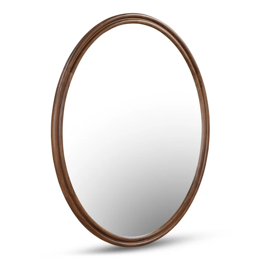 Alcott Oval Mirror|brown