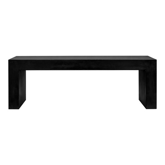 Lazarus Outdoor Bench|black