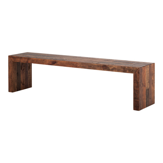Vintage Large Bench Light Brown|brown