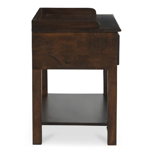 Maeve Nightstand Dark Brown|brown