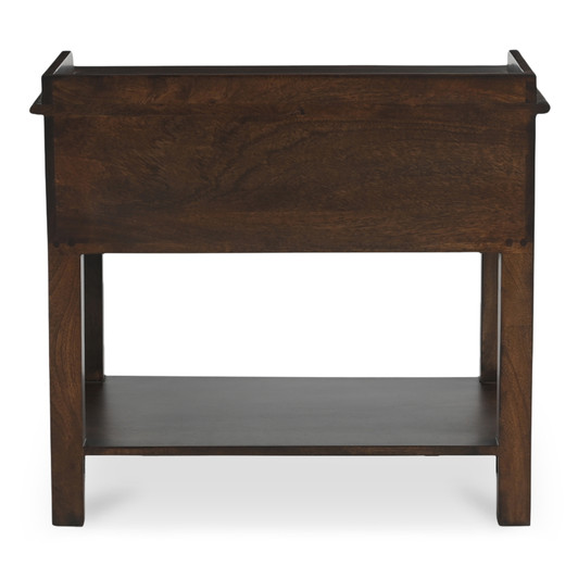 Maeve Nightstand Dark Brown|brown