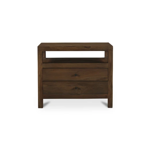 Windsor Nightstand Dark Brown|brown