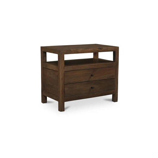 Windsor Nightstand Dark Brown|brown