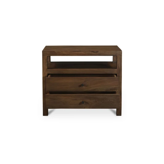 Windsor Nightstand Dark Brown|brown