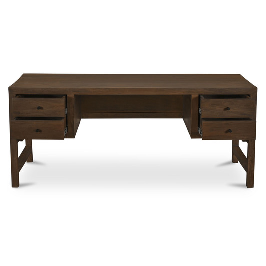 Windsor Desk Dark Brown|brown