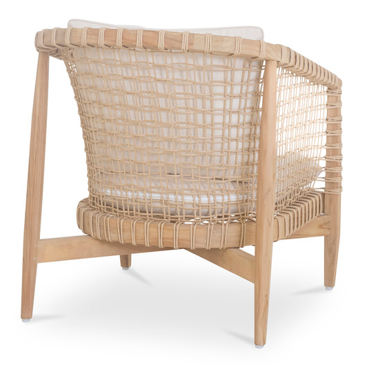 Kuna Outdoor Lounge Chair White|natural