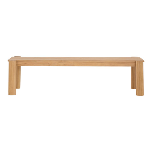 Tempo Outdoor Dining Bench Natural|natural
