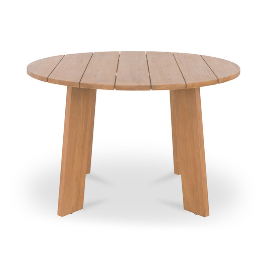 Delta Round Outdoor Dining Table Natural|natural