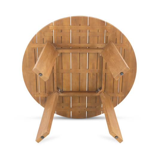 Delta Round Outdoor Dining Table Natural|natural
