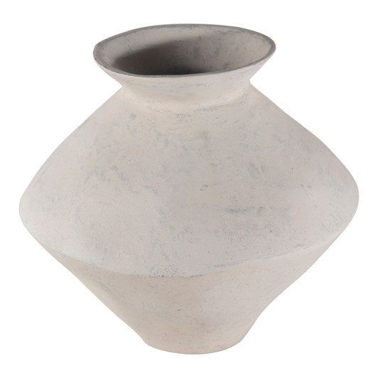 Raja Medium Decorative Vessel White|white