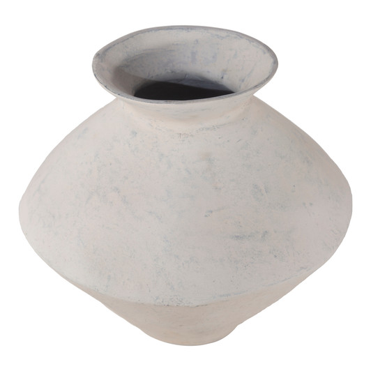 Raja Medium Decorative Vessel White|white