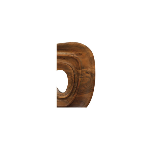 Saddler Sculpture Natural Acacia|brown
