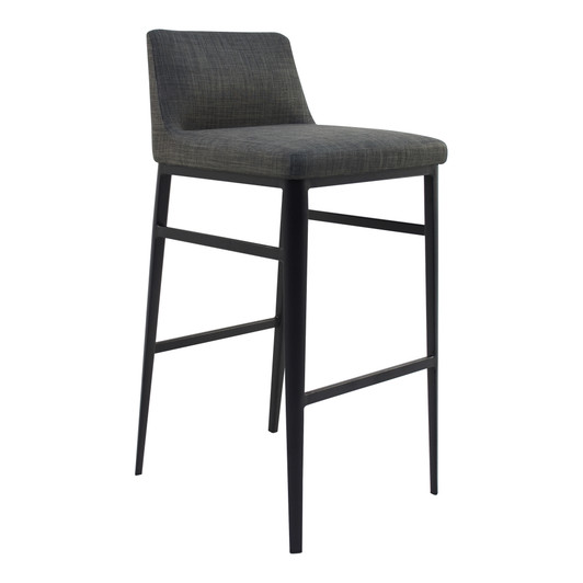 Baron Bar Stool Charcoal Grey|grey