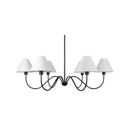 Whitney Chandelier Blackened Bronze|black