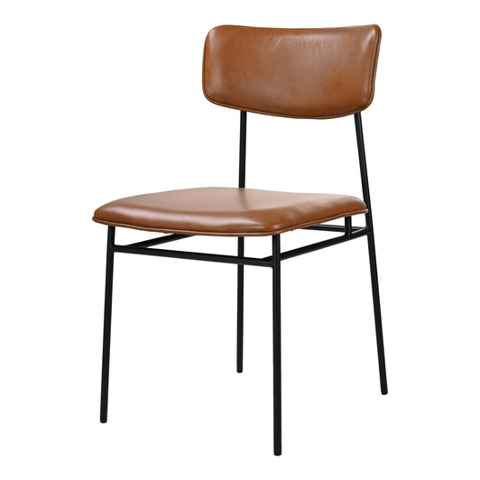 Sailor Dining Chair Brown (Set of 2)|brown