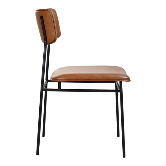 Sailor Dining Chair Brown (Set of 2)|brown