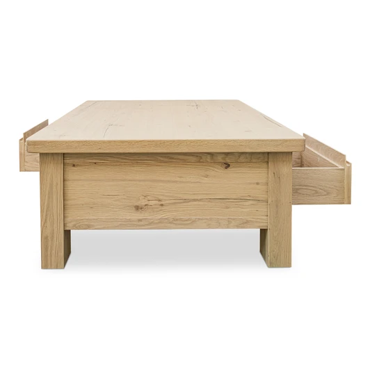 Graham Storage Coffee Table Rustic Oak|natural