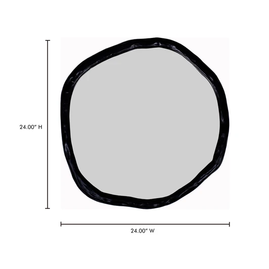Foundry Small Mirror|black lifestyle