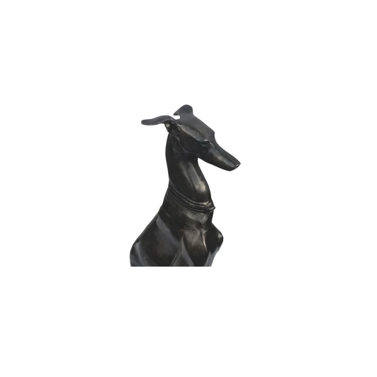 Duke Cast Aluminum Sculpture Black|black