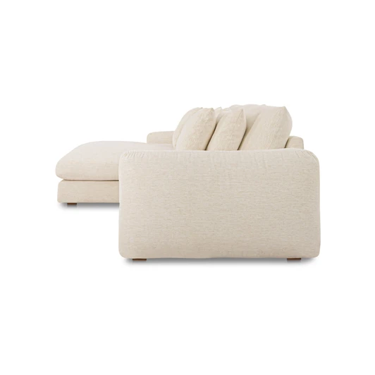 Berga Sectional Left Oat|white