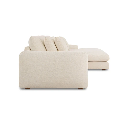 Berga Sectional Right Oat|white