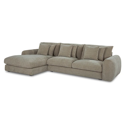 Berga Sectional Left Pebble|grey