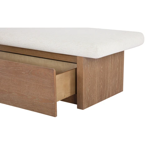 Gemma Storage Bench|white