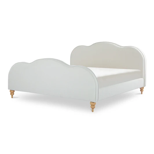 Jacqueline King Bed Cream|white
