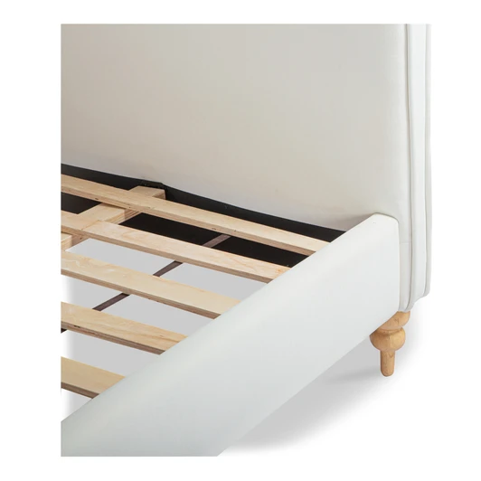 Jacqueline King Bed Cream|white