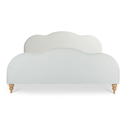 Jacqueline Queen Bed Cream|white