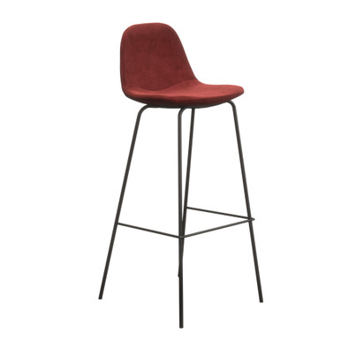 Sigfred Velvet Barstool (Set of 2)