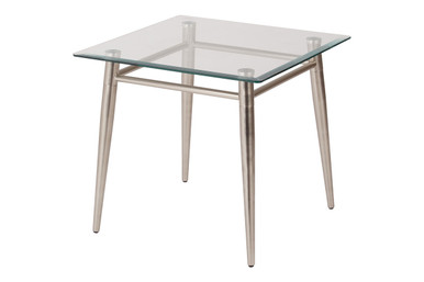 Brooklyn Glass Square End Table